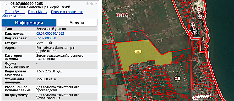 Кадастровая республики дагестан